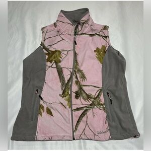 Cabela's Pink and Gray Vest